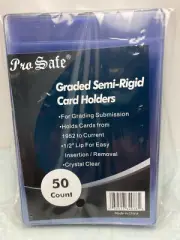 50x ProSafe PSA/BGS/.. Grading Submission Semi-Rigid Sports/TCG Card Holders