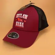 Under Armour The Rock Iron Paradise USA Trucker Hat Cap Outlaw Mana Snapback