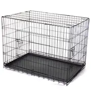 YES4PETS 30' Collapsible Metal Dog Crate Cage Cat Carrier