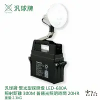 在飛比找松果購物優惠-汎球牌 LED 608A 聚光型探照燈 登山露營 探照燈 登