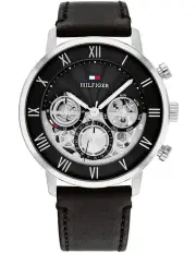 [Tommy Hilfiger] Legend Stainless Steel Watch in Black