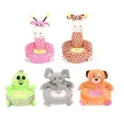 Kids Baby Support Seat Kids Stuffed Animal Sofa Chair Plush Soft Cushion Sofa
