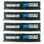Crucial 128GB (4X32GB) DDR4 2133MHz PC4-17000 ECC Registered Server Memory Ram