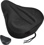 Bike Seat Cushion - Padded Gel Bike Seat Cover, Extra Padding Bicycle Saddle Fit