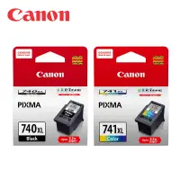 在飛比找博客來優惠-CANON PG-740XL+CL-741XL 原廠墨水匣組