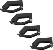 Zerodeko 4Pcs Heavy Duty Roof Rack Mounting Brackets for Car Luggage and Cargo Carrier Durable Clips for Camping and Travel Gear Versatile Outdoor Accessories