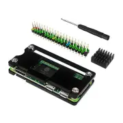 Acrylic Shell Case Pin Heatsink Protective Case Kit for Raspberry Pi Zero W