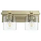 Quorum International 5669-2-2 2 Light 8" Tall Wall Sconce - Brass