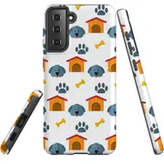 For Samsung Galaxy S22 Case, Armour Cover, Dog Houses