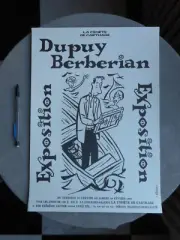 Dupuy & Berberian Superb Poster For L'Expo Comet Of Carthage 1998 Mint