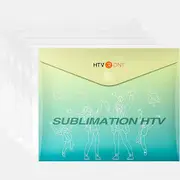 Clear Sublimation HTV for Light Fabric - 12" x 10" 5 Pack, Matte