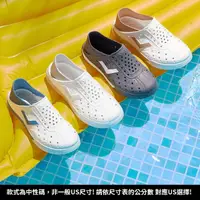 在飛比找momo購物網優惠-【PONY】男女 防水 拖鞋 洞洞鞋 雨鞋 水鞋 大地色系(