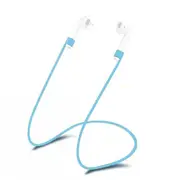 For AirPods 1st Gen Neck Strap, Anti-Lost 60-cm Silicone Cable Line, Blue
