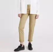 Dockers Weekend Chino Mid Rise Slim Ankle Cotton Khaki Pants Size 29 R New
