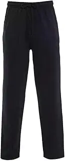 [AR Paris Fashions] Men's Open Hem Jogging Pants - Plain Joggers Fleece Bottoms Gym Sports Sweatpants Yoga Trousers Plus Sizes S-5XL
