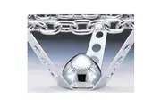 Mooneyes Chrome Horn Button Bullet Style