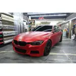 BMW F30 消光電鍍紅色 電光紅色 全車貼膜 汽車包膜  F32 F36 G20 G30 M3 M4 M2 M5