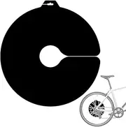 Brake Protector - Disc Brake Dust Cover - Shield Reusable Anti-Slip Hooks Protection for Trail Touring Racing Mountain Commute