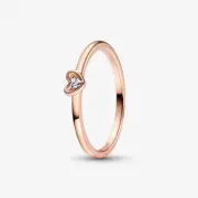 *BRAND NEW* Pandora Moments 14k Rose Gold Plated Radiant Heart Ring 182495C01
