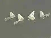 1set Dental Clear Kids Primary Anterior Crowns Pediatric Deciduous Strip Form