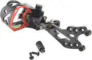 Compound Bow Sight Mirco Adjustable 5 Pin .019 Fiber Optic Bow Sight for Right Hand Hunting Shooting Accessory