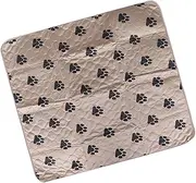 SEWOART Washable Dog Pee Pads Footprint Printing Mat Breathable Dog Supplies for Puppy Cat Training