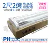 【PHILIPS飛利浦】SM168C LED 16W 2呎 3000K 黃光 全電壓 山型 吸頂燈 (9.1折)