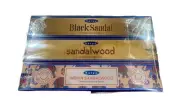 Crystal Wonderland Sandalwood Black Sandal Indian Incense Sticks Green Tree Set