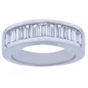 2.00 ct Baguette Cut Diamond Wedding Band Ring