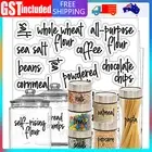 168/336 Stickers Spice Herb Storage Jar Labels Stickers Decals Pantry Label AUS
