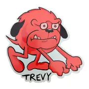 Trevy Metal Sticker