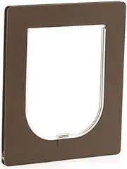 Petway Pet Doors Security, Brown Small