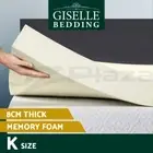 Giselle Bedding Memory Foam Topper 8cm King Mattress Toppers Underlay Pad Mat