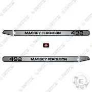 Fits Massey Ferguson 492 Decal Kit Tractor - NO CAB - 7 YEAR OUTDOOR 3M VINYL!
