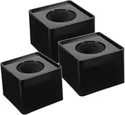 3Pcs Microphone Flag Station Versatile Cube Logo Flags for Interviews Presentations and Speeches Easy Installation Lightweight Design Stable Mic Logo Display