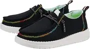 [Hey Dude] Kids Wendy Perf Neoprene (Toddler) - Shoes for Kids - Fabric Upper - Memory Foam - Elastic Laces