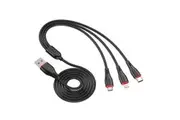 USB C, Lightning, Micro USB 3 IN 1 Fast Charging Cable - 1.2M