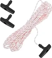 NULYLU 1 Set Garage Door Emergency Release Rope with Grip Handle Durable Ladder Pull Cord for Attic and Garage Opener Supplies Easy Installation Versatile Functionality Safety Assurance
