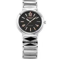 在飛比找momo購物網優惠-【BOSSWAY】簡約風格時尚鑽錶(黑-白-藍面-39.5m