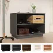 Shoe Cabinet Shoe Organiser Storage Rack Cupboard Shelf Solid Wood Pine vidaXL