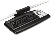 3M AKT65LE Keyboard Tray Standard KNOB 17IN Track All-in-ONE NO Tools