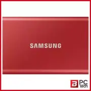 Samsung Portable SSD T7, 2TB, Metallic Red, USB3.2, Type-C, R/W(Max) 1,050MB/...