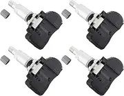 Qty(4) BOXI Tyre Pressure Sensor TPMS 433MHz for 2014-2020 B-M-W F20 F30 F32 F33 F55 F56 X1 X2 X5 X6 for Mi-ni Cooper OE# 36106855539 36106856209 36106881890 (Pack of 4)