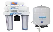 4-Stage 100 GPD RO Reverse Osmosis Drinking Water Filter System Permeate Pump