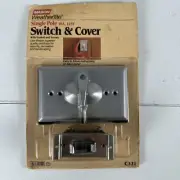 Mason Weathertite Single Pole Switch & Cover HC 186239 C321 214-388 NOS