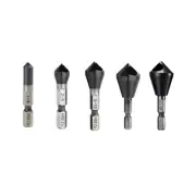 HRC89 Hardness Hexagonal Shank Chamfering Tool TiAlN Countersink Dril