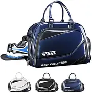 Golf Clothing Bag Waterproof Sports Handbag Separate Shoe Storage Area (Blue)