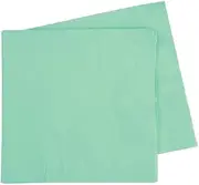 Happium Pack of 20 Green Mint Pastel Disposable Napkins, Napkins, Paper Napkins, Party Supplies, Table Decoration for Birthday Party, Children's Day, 33 x 33 cm