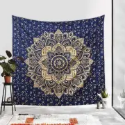 Indian Mandala Wall Hanging Twin Tapestry Bohemian Bedspread Beach Blanket Throw