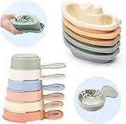 COOWIN 11 Pcs Mold Free Bathtub Water Play Toys, Boat Themed, Plastic, BPA & BPS Free, Toddler & Kid, Bath Toys Set